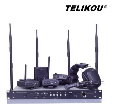 TELIKOU MDS-400 - 2.4G Four Channel Full-duplex Wireless Intercom 